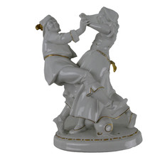 Thuringia tanzendes Paar weiß