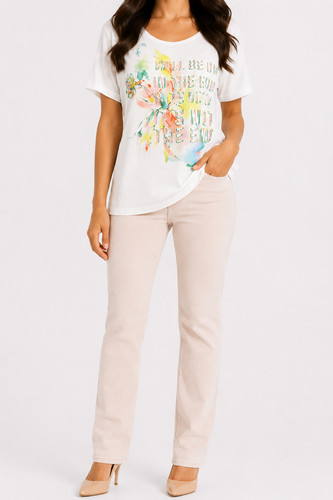 Shirt sani blu weiß damen - sani,