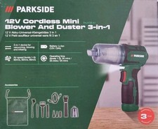 PARKSIDE 3 in 1 Universal Akku Staubsauger,  Ausbläser und Luftpumpe.