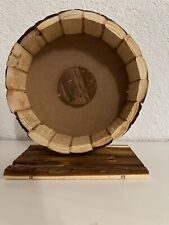 Dehner Nagerzubehör Holzlaufrad Shift – Naturholz für Nager, 20 x 22,5 x 11,5 cm