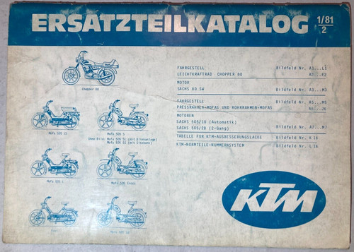 Ersatzteilliste katalog ktm - ersatzteilliste,