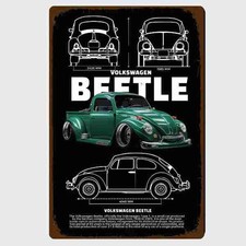 Blechschild volkswagen - blechschild, vw