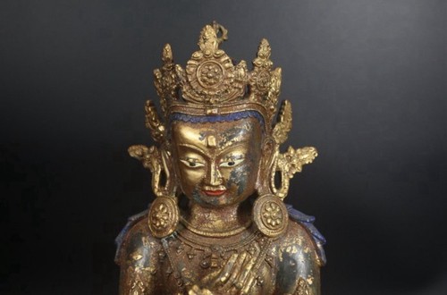 China bronze buddha - bronze,
