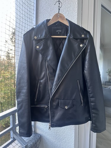Schwarze herren kunstleder - schwarze,