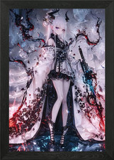 Anime Mädchen mit Schwert