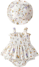 Baby Erstausstattung Schwarz Baby Mädchen Sommer-Outfits Niedlicher Blumen-Ärmel