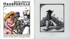 Brecht - Herfurth, Bertolt Brechts Hauspostille. Vorzugsausgabe Büchergilde.