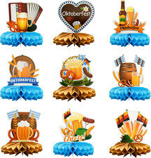 9 Pcs Oktoberfest Bienenwabe