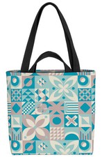 Retro Kachel Blumen Design