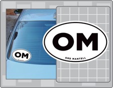 ORD MANTELL EURO Vinyl Decal