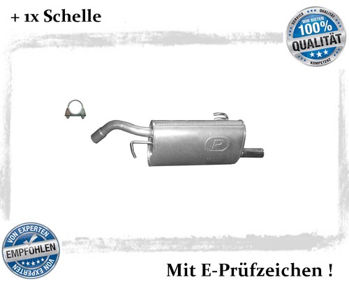 Endschalldämpfer für smart - für,