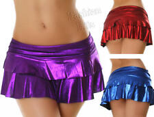 Sexy Glanz Wetlook Minirock