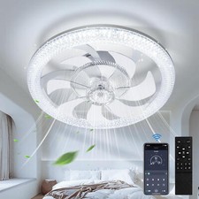 Moderne LED Deckenleuchte Fan