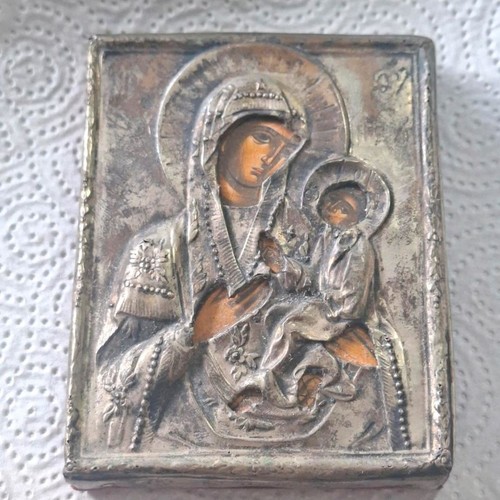 Antike russische ikone silber - russische,