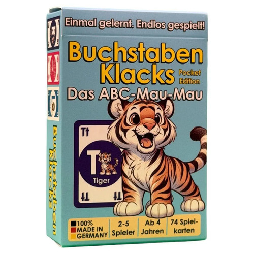Buchstaben klacks pocket - buchstaben,