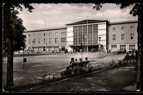 Ansichtskarte fulda bahnhof - ansichtskarte,