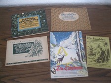 5 alte Liederbücher