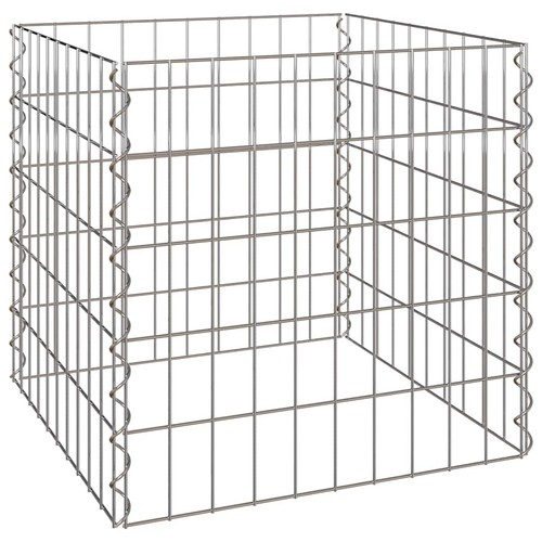 Metall quadratischer komposter - metall,