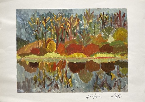 Geithe herbstlandschaft - u.,
