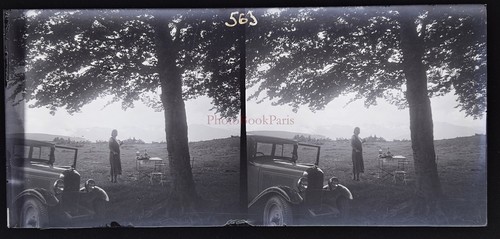 France familie auto c1930 - france,