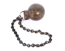 Antike Indische Messing Runde