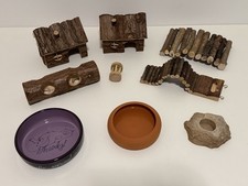 Hamster Kleintier Nager Haus + Zubehör 9-teiliges Set