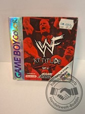Game Boy Color WWF Attitude • mit Hülle & Anleitung • getestet & funktionsfähig