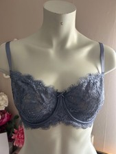 Victorias Secret BH & Slip Set blau  Gr.85C Slip L Neu 