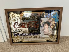 Coca Cola Spiegel VintageSpiegelbild 88 cm X 62 cm