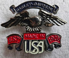 Harley davidson abzeichen pin - davidson, abzeichen/pin-