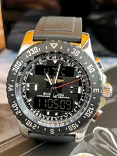 Breitling Airwolf Raven Edition Speziale Stahl Kautschuk TOP OVP