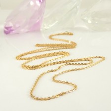 Lange Kette Goldkette Anker