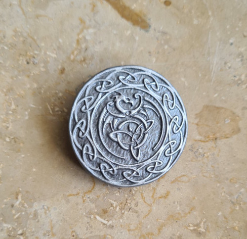Brosche wikinger knote endlos - wikinger,