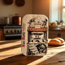 Max & Moritz Witwe Bolte | Kühlschrankmagnet Retro Wilhelm Busch Nostalgie