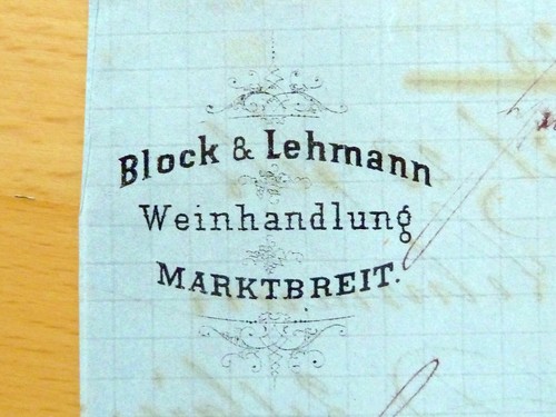Marktbreit 1875 rechnung - marktbreit,