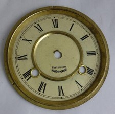 altes Ziffernblatt Wanduhr