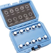 10 tlg BMW Felgenschloss Radschrauben Nuss Satz