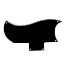 Pickguard Schwarz Linkshänder
