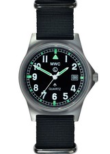 MWC G10LM Militäruhr | Vertragsmodell | Phön Symbol | schwarzes Nato Armband