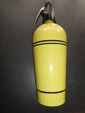 50/60-er Jahre Original Alu-Syphon, Soda-Siphon, Sodawasserflasche - mit Patr.