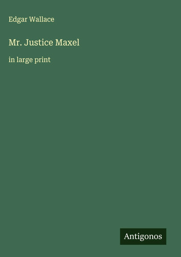 Edgar wallace justice - edgar,