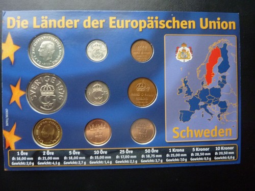 Schweden kursmünzensatz div - schweden,