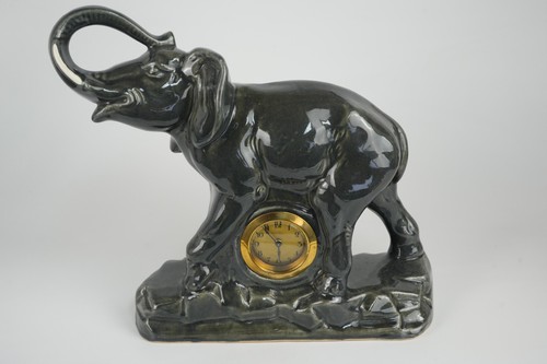 Tischuhr kaminuhr elefant - tischuhr,