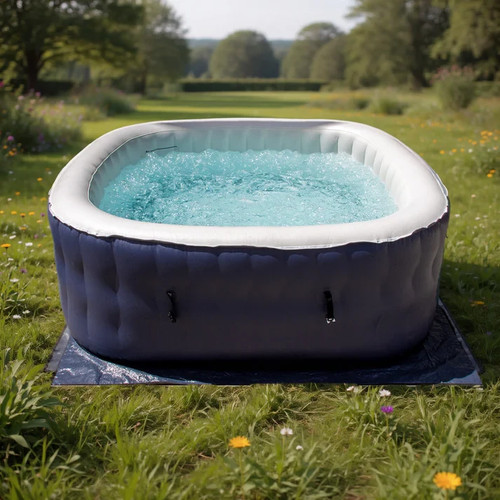 Aufblasbarer spa whirlpool - aufblasbarer,