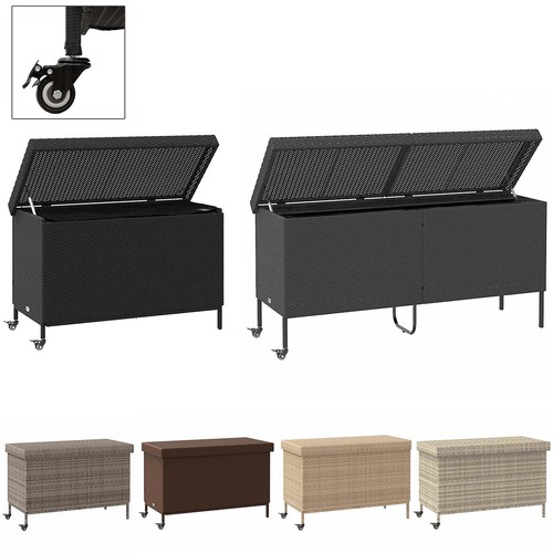 Gartentruhe mit rollen poly - mit,