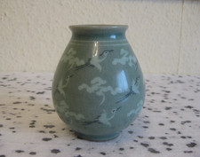 Seladon vase korea - seladon,
