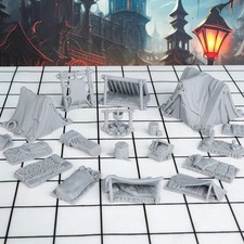 21-tlg. RPG Camp Gelände Set