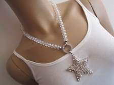 Strass Collier Hals Kette kurz