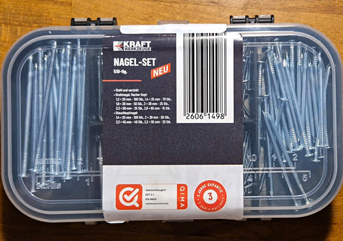 Kraft werkzeuge nagel set - kraft, nagel-set