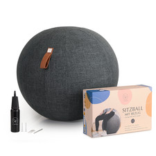 Gymnastikball mit Bezug 65cm